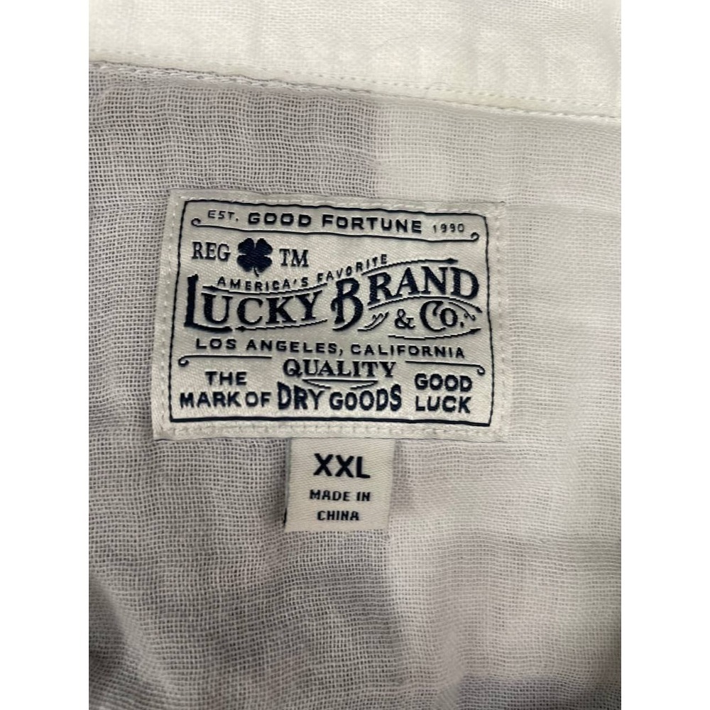 Lucky Brand Western Shirt Mens 2XL XXL Plaid Pearl Snap Classic Fit Cowboy Rodeo - Picture 4 of 9
